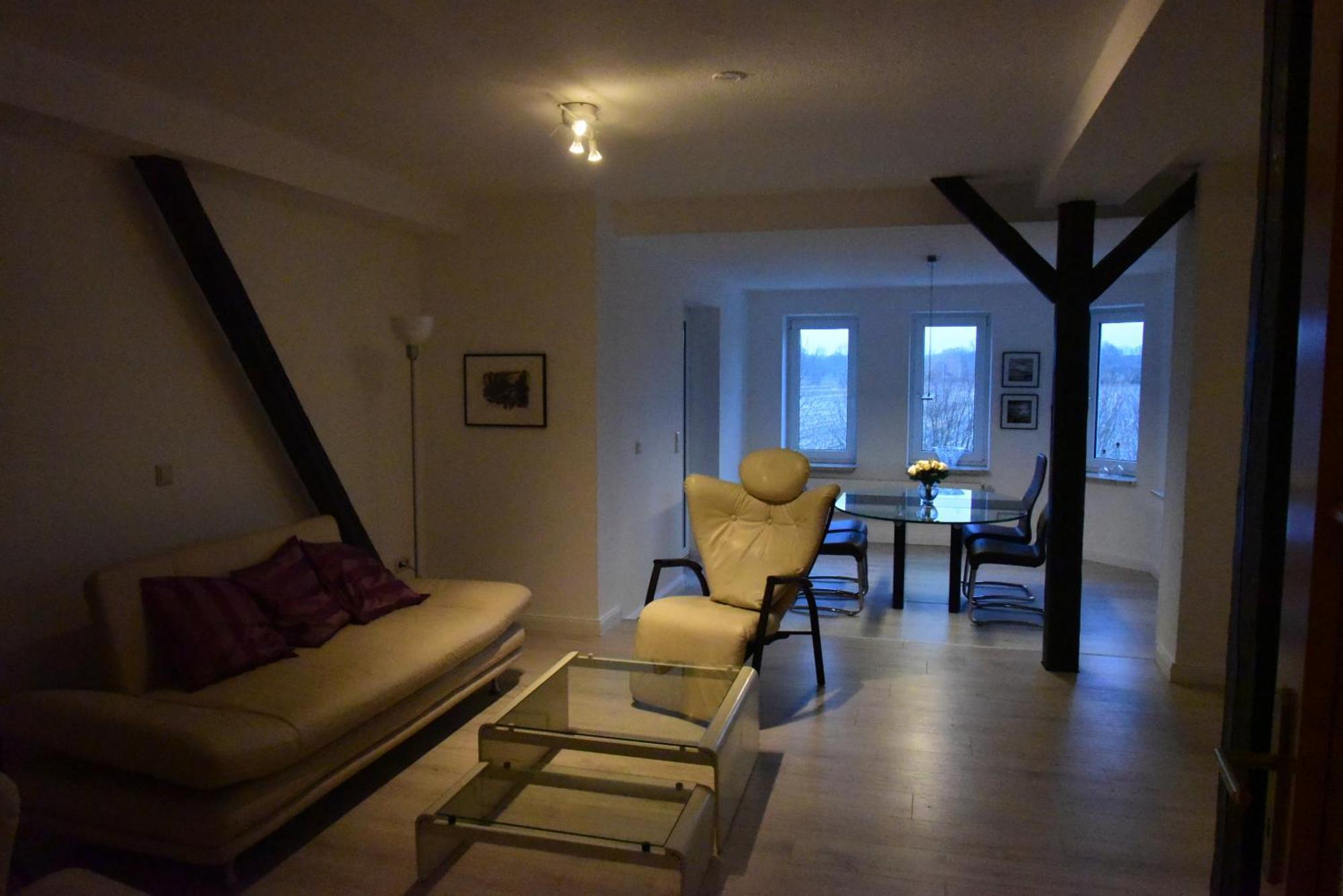 Grosszuegige Wohnung Auf Resthof Jevenstedt Luaran gambar